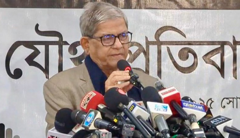 প্রথম আলো-ডেইলি স্টার নয়, গণতন্ত্রের ওপর আঘাত এসেছে: মির্জা ফখরুল