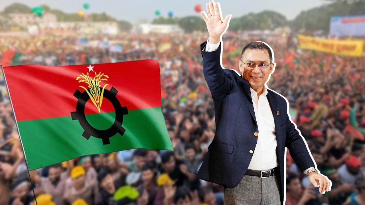 দীর্ঘ ১৭ বছরের নির্বাসন শেষে  তারেক রহমান দেশে