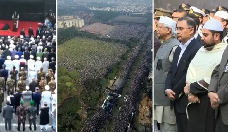 মানিক মিয়ায় বাংলাদেশের ইতিহাসে সবচেয়ে বড় জানাজা