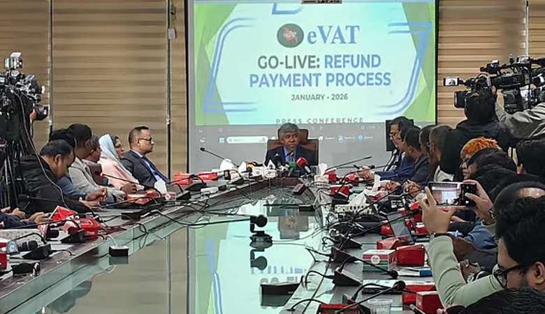 করদাতার ব্যাংক হিসাবে অনলাইনে ভ্যাট রিফান্ড শুরু