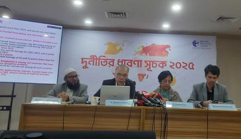 দুর্নীতিগ্রস্ত দেশের তালিকায় বাংলাদেশ ১৩তম