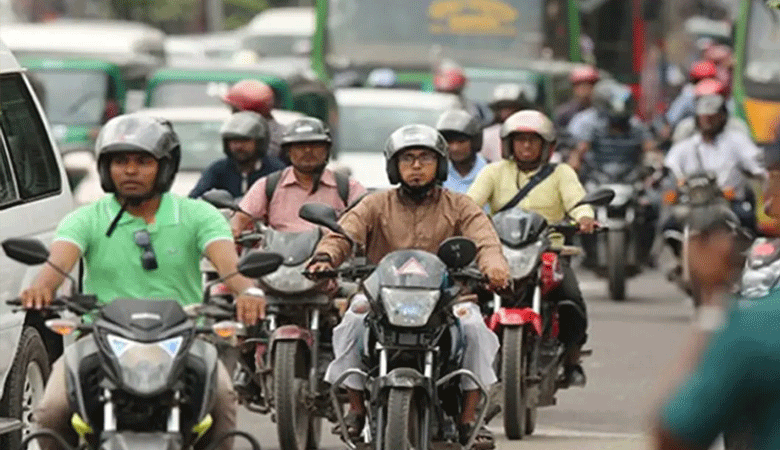 মোটরসাইকেল চলাচলে নিষেধাজ্ঞা আজও, চলবে অন্যসব বাহন