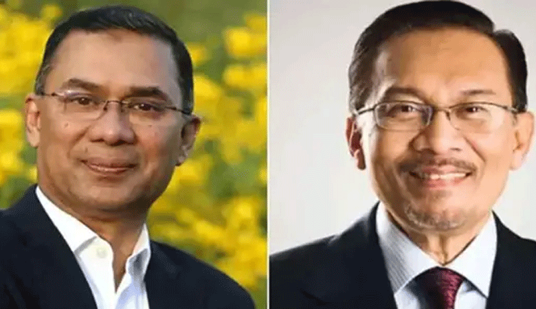 তারেক রহমানকে মালয়েশিয়ার প্রধানমন্ত্রীর অভিনন্দন