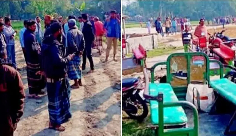 নওগাঁয় খাসি বলে কুকুরের মাংস বিক্রির চেষ্টা