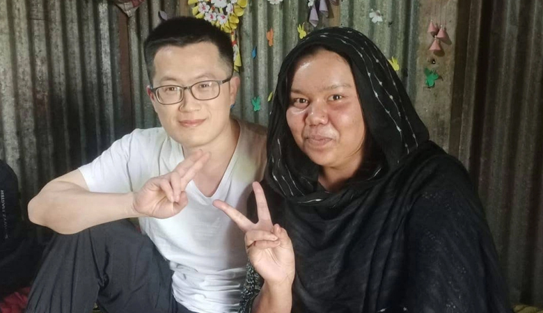 এবার ভালোবাসার টানে চীনা যুবক বাংলাদেশে