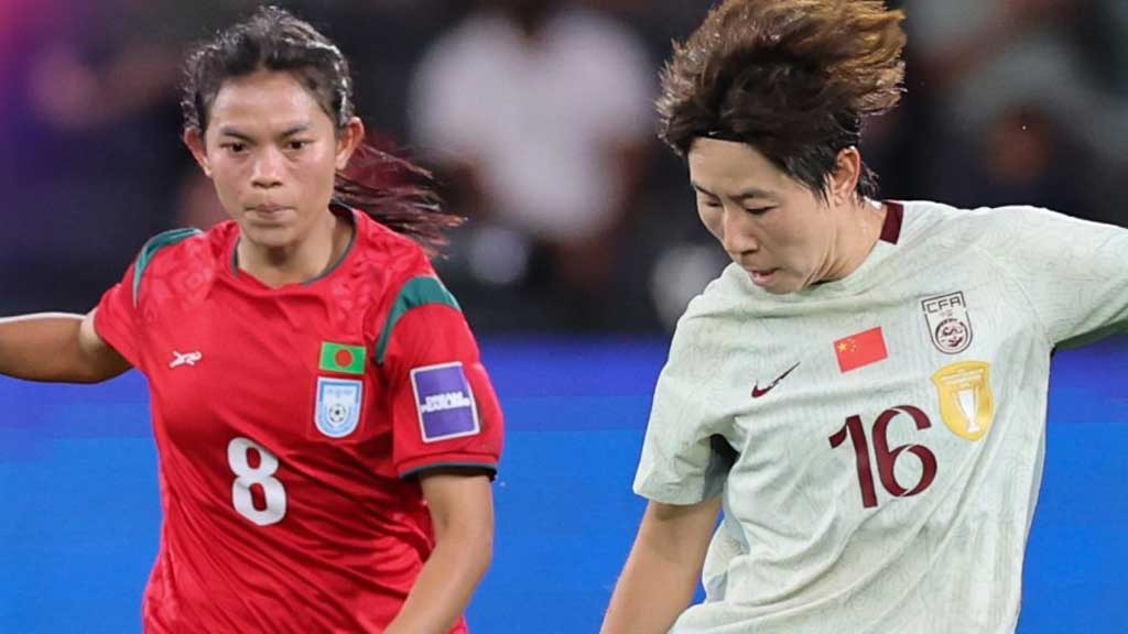 চীনের বিপক্ষে লড়াই করে হারল আফঈদা-ঋতুপর্ণারা