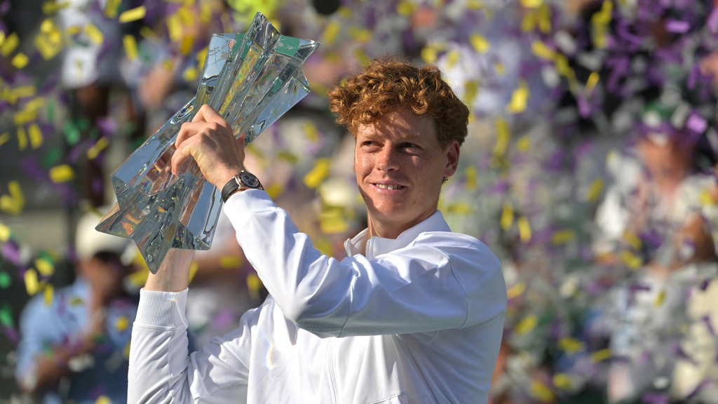 ইন্ডিয়ান ওয়েলস জিতে ফেদেরার-জোকোভিচের পাশে সিনার