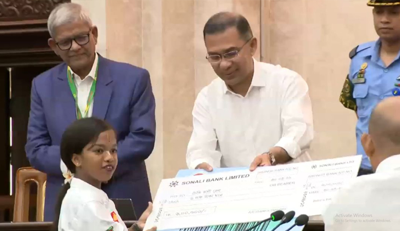 ক্রীড়া ভাতা কার্যক্রমের উদ্বোধন করলেন প্রধানমন্ত্রী তারেক রহমান