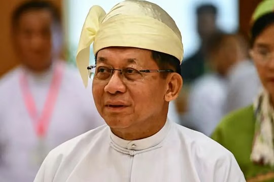 মিয়ানমারের প্রেসিডেন্ট হিসেবে শপথ নিলেন জান্তাপ্রধান মিন অং হ্লাইং