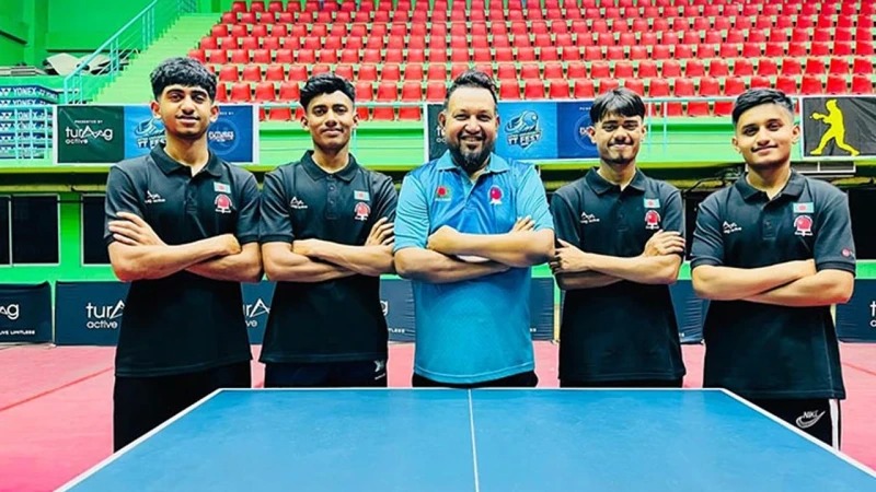 সাউথ এশিয়ান ইয়ুথ টিটি চ্যাম্পিয়নশিপে বাংলাদেশের স্বর্ণ জয়