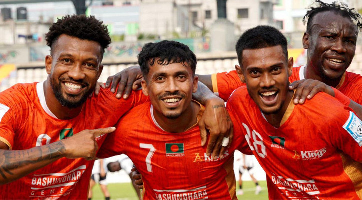 জিকোর দৃঢ়তায় আরামবাগকে হারিয়ে শীর্ষস্থান অটুট কিংসের