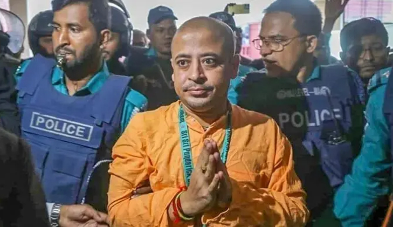 ভূমি দখলের মামলায় চিন্ময় কৃষ্ণ দাসের জামিন