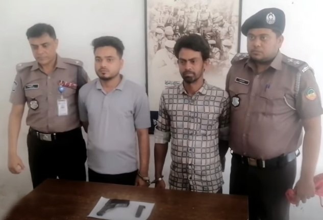 টঙ্গীতে বিদেশি পিস্তলসহ দুজন গ্রেফতার, অস্ত্র উদ্ধার