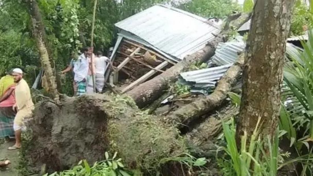 কালবৈশাখীর তাণ্ডবে একই পরিবারের তিনজনের মৃত্যু