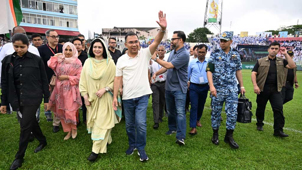 ‘নতুন কুঁড়ি স্পোর্টস’ উদ্বোধনকালে প্রধানমন্ত্রীর বার্তা আমরা শুরু করব, তোমাদের এগিয়ে নিতে হবে