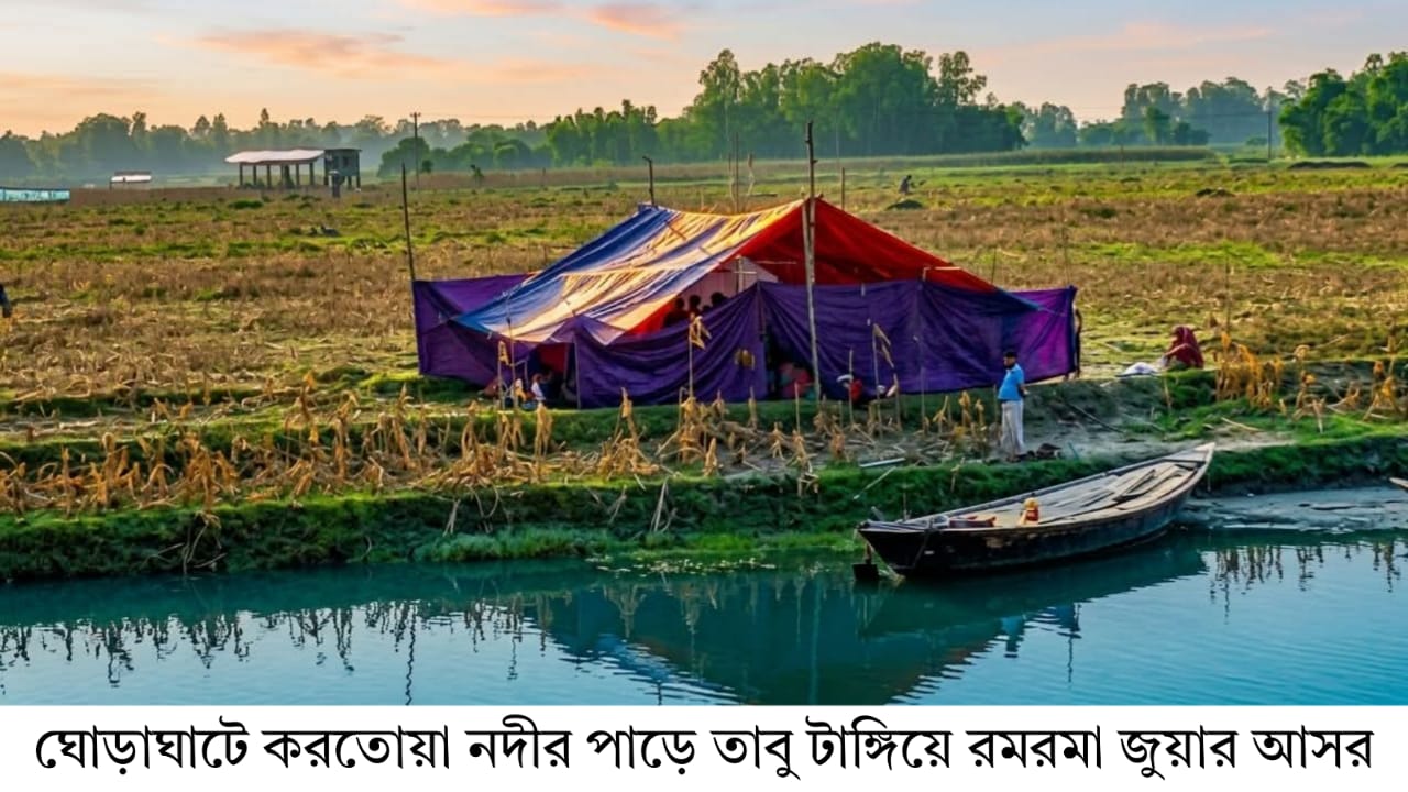 ঘোড়াঘাট করতোয়া তীরে জমজমাট জুয়ার আসর