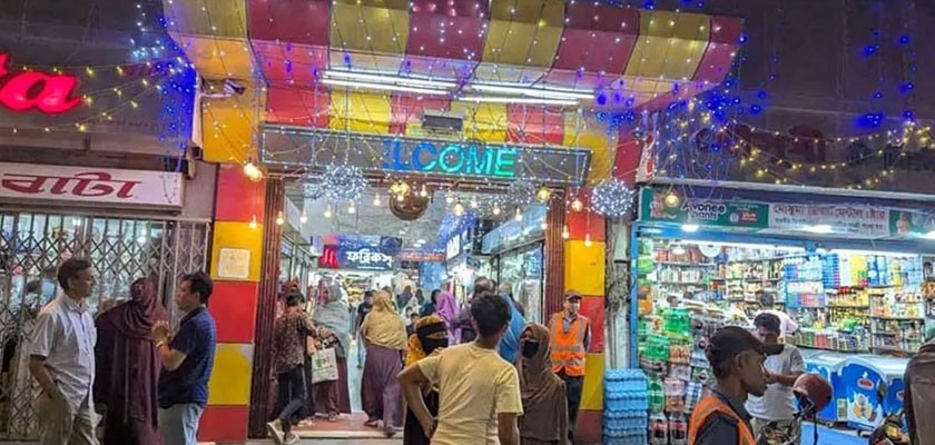 ঈদ উপলক্ষে রাত ১০টা পর্যন্ত খোলা থাকবে দোকানপাট