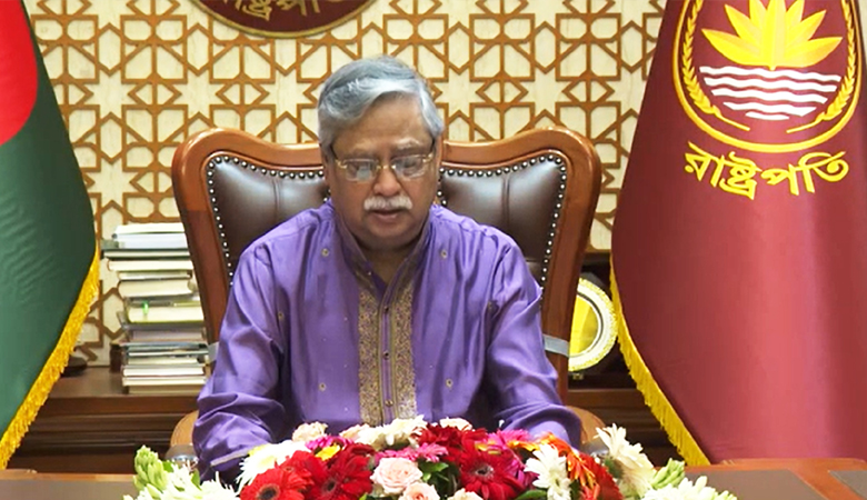 ন্যায়ভিত্তিক বাংলাদেশ বিনির্মাণে একযোগে কাজ করার আহ্বান রাষ্ট্রপতির
