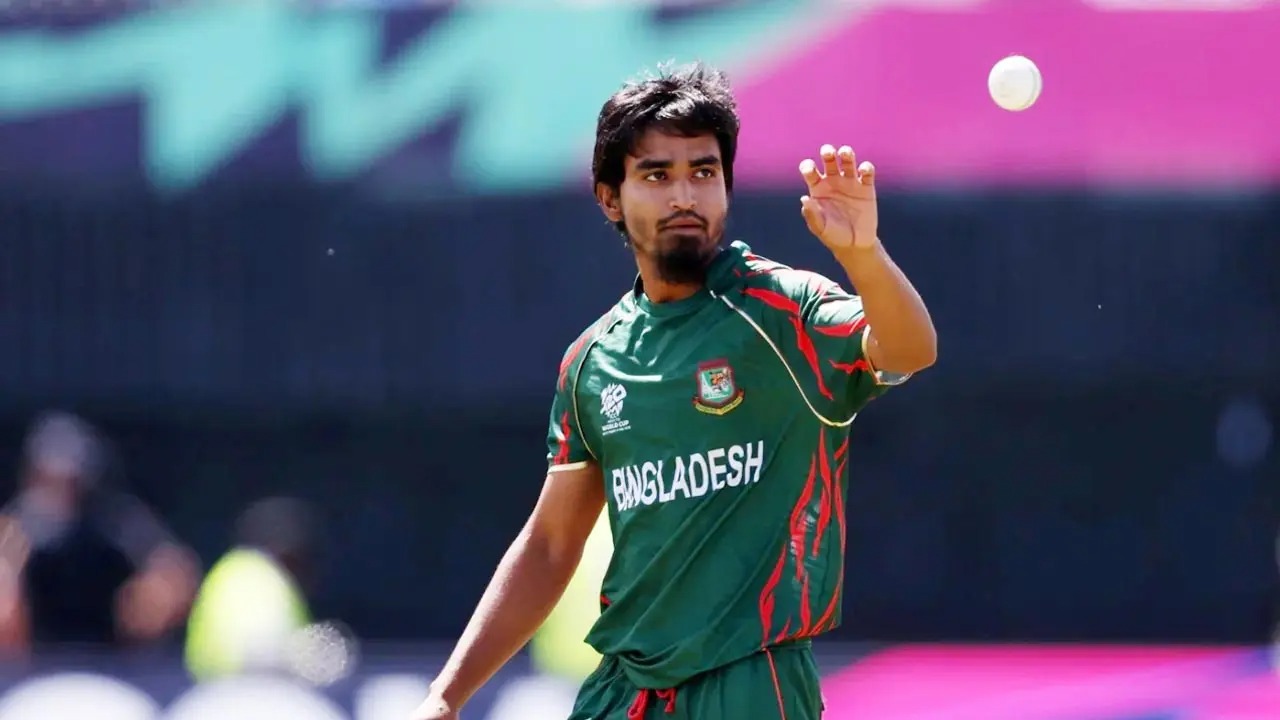 লম্বা সময়ের জন্য মাঠের বাইরে থাকতে হচ্ছে তানজিম সাকিবকে