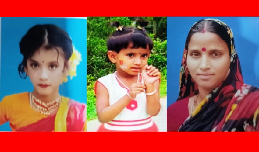 মা ও দুই মেয়ের মরদেহ উদ্ধারে শোকের ছায়া বরগুনায়
