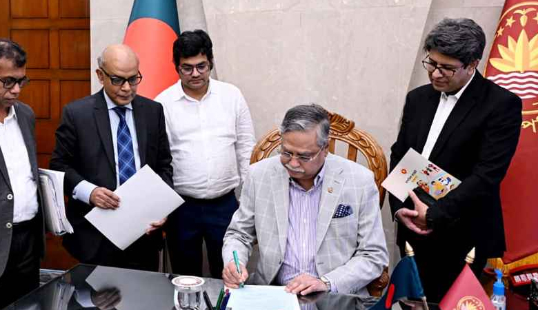২০২৬-২৭ অর্থবছরের অর্থ বিল স্বাক্ষর করলেন রাষ্ট্রপতি