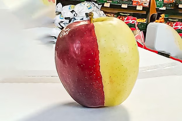 নিউজিল্যান্ডে বিরল দুই রঙা আপেল ঘিরে কৌতূহল