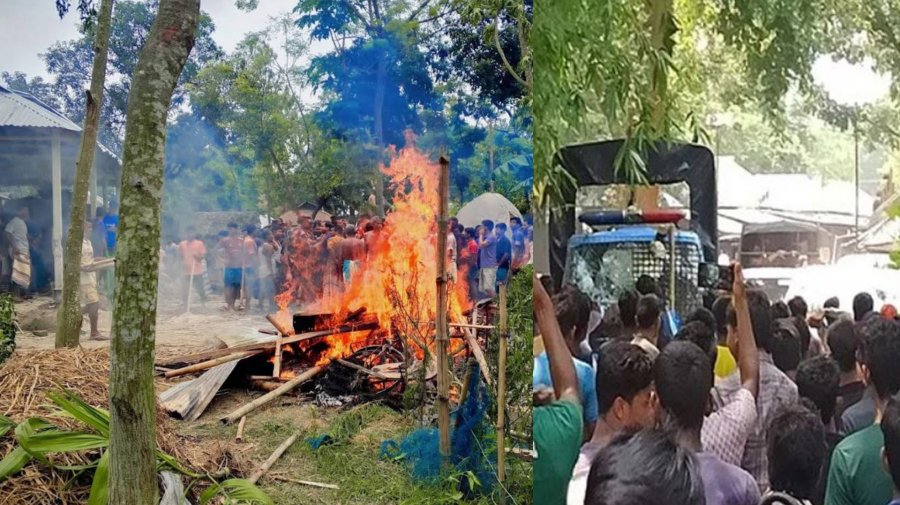 লালমনিরহাটে শিশু হত্যাকাণ্ড ঘিরে উত্তেজনা সংঘর্ষ