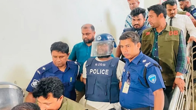 ধর্ষণ মামলায় রিমান্ড শেষে কারাগারে শিবির নেতা জিসান