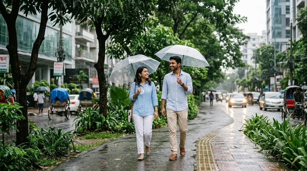 বর্ষায় সবচেয়ে আমাদায়ক ট্রেন্ড স্ট্রাইপ ডিজাইন