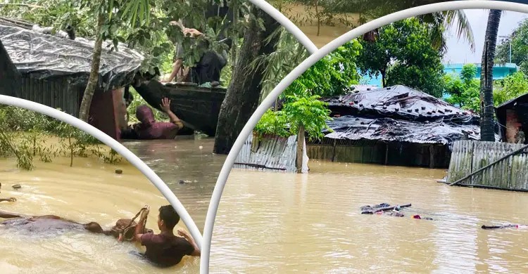 দক্ষিণ-পূর্বাঞ্চলে ভয়াবহ বন্যা, বিচ্ছিন্ন বহু জনপদ