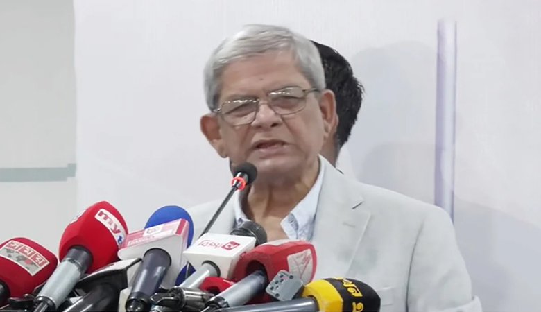 রাষ্ট্রপতি কে হবেন সিদ্ধান্ত হবে দলের স্থায়ী কমিটির বৈঠকে: মির্জা ফখরুল