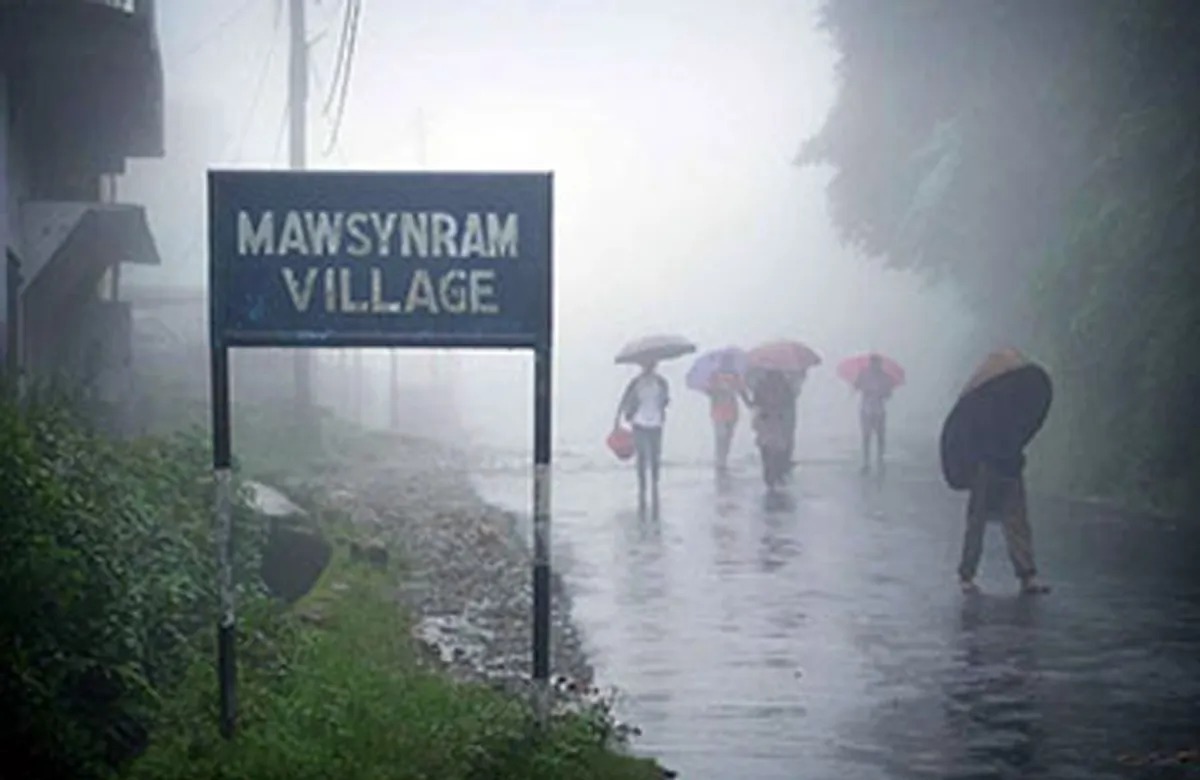 ভারতে ‘বর্ষার রাজধানী’ মেঘালয়ের মাসিনরাম গ্রাম