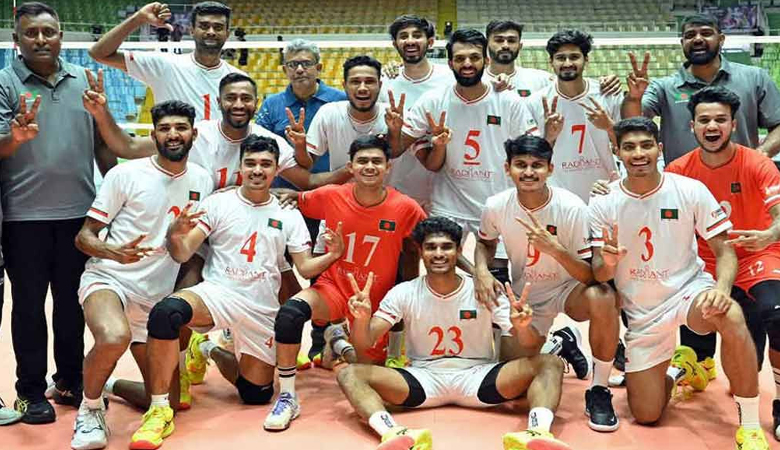 কাভা মেনস ভলিবলে উজবেকিস্তানকে হারিয়ে ফাইনালে বাংলাদেশ