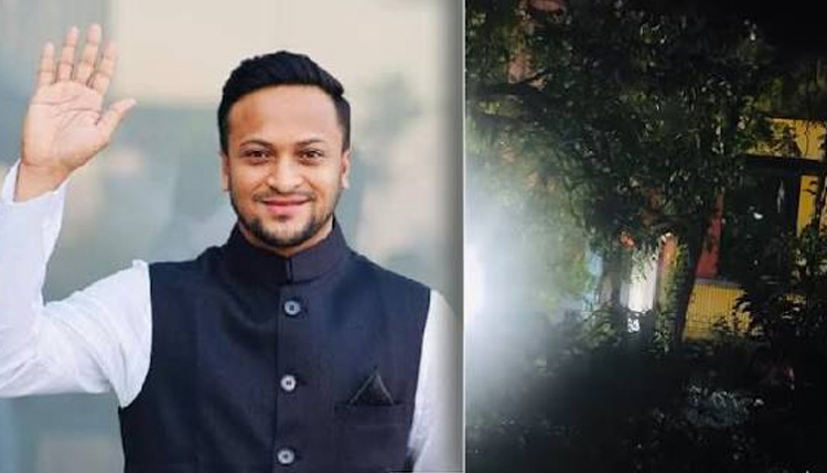 ক্রিকেটার সাকিবের মাগুরার বাড়িতে হামলা