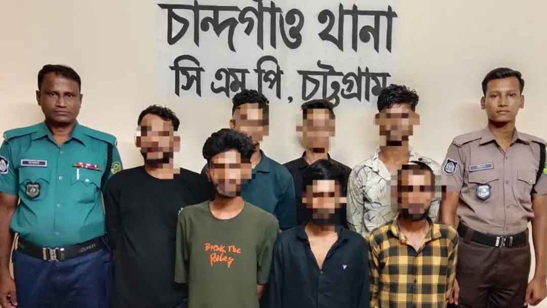 চট্টগ্রামে বুইশ্যার সাত সহযোগী অস্ত্রসহ গ্রেফতার
