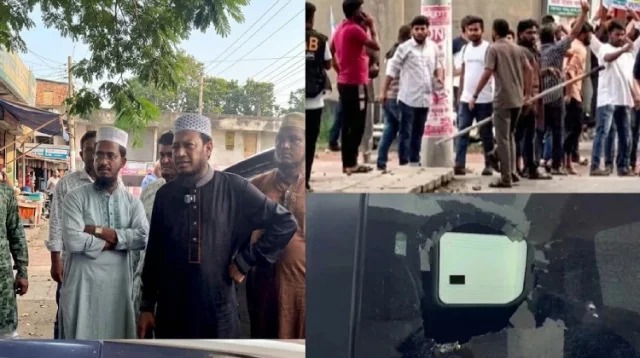 কুষ্টিয়ায় জামায়াত-গণঅধিকার সংঘর্ষ, এমপির গাড়ি ভাঙচুর