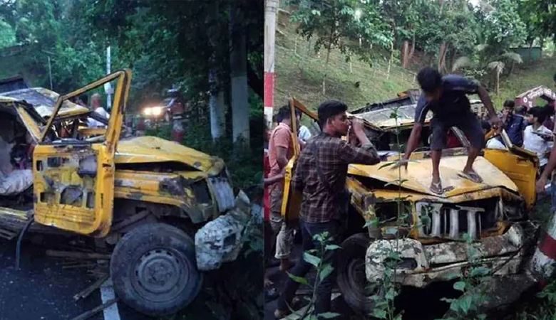 রাঙ্গামাটিতে পিকআপ উল্টে নিহত ৪
