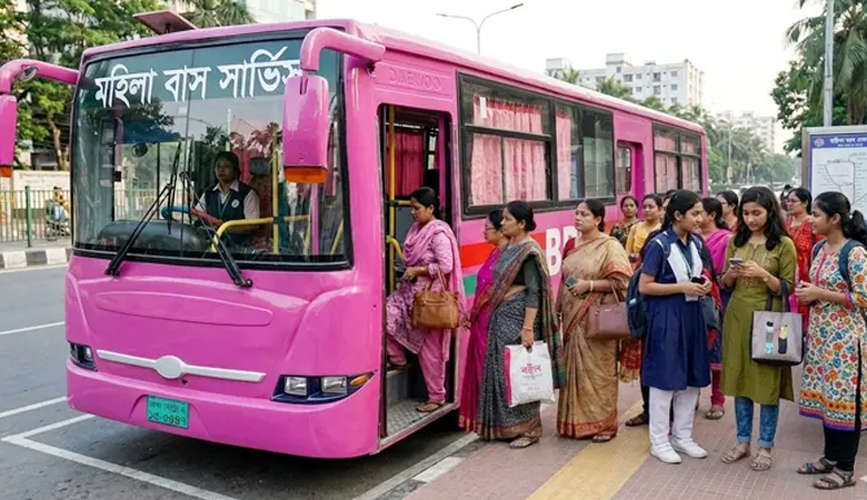 কোন কোন সড়কে চলবে ‘পিংক বাস’, থামবে যেখানে