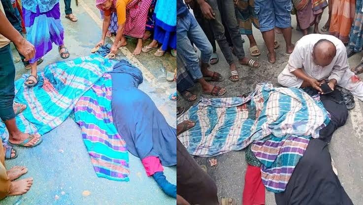 ঘোড়াঘাটে ট্রাকের ধাক্কায় মা-মেয়ের মৃত্যু