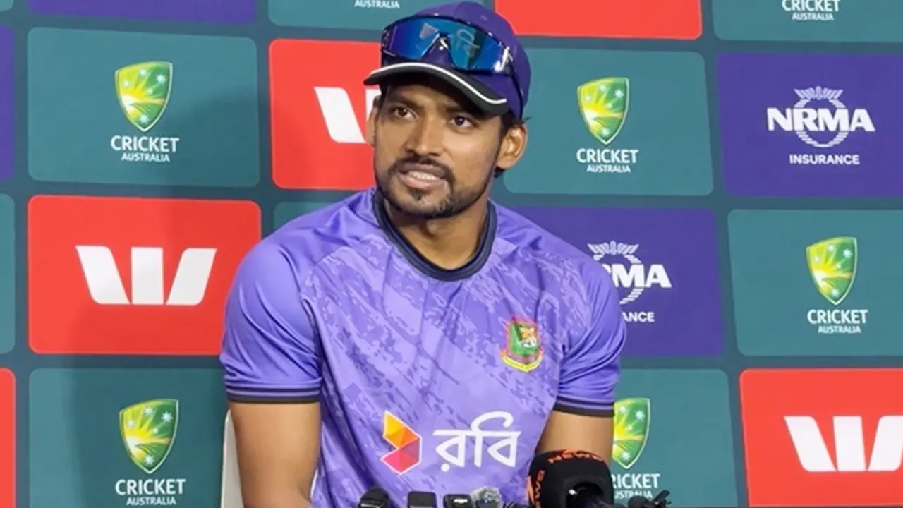 দ্বিতীয় টেস্টেও ভালো ক্রিকেট চান শান্ত, জয়ের ভাবনা পরে