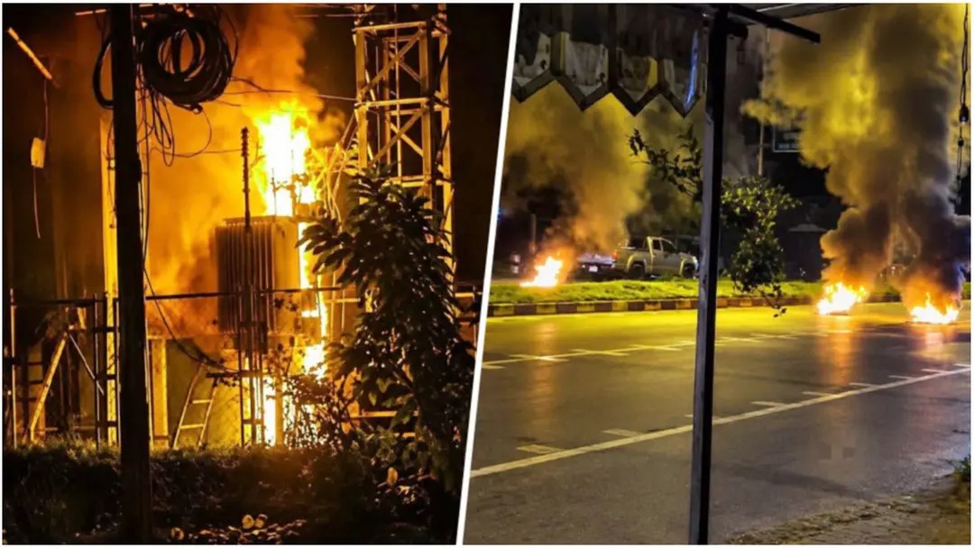 থাইল্যান্ডে একযোগে ৫০টির বেশি স্থানে অগ্নিসংযোগ