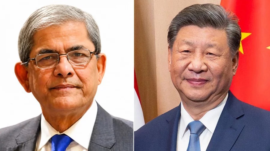 রাষ্ট্রপতি মির্জা ফখরুল ইসলামকে শি জিনপিংয়ের অভিনন্দন