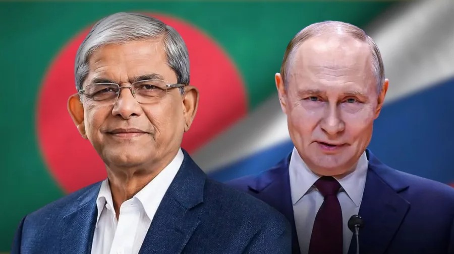 রাষ্ট্রপতি মির্জা ফখরুল ইসলামকে রাশিয়ার প্রেসিডেন্ট পুতিনের অভিনন্দন