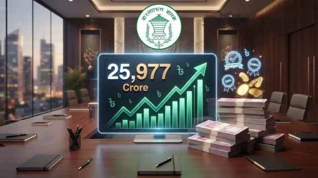 কেন্দ্রীয় ব্যাংকের মুনাফা বেড়ে প্রায় ২৬ হাজার কোটি টাকা