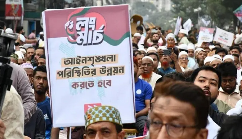 ১১ দলীয় ঐক্যের লংমার্চ শুরু