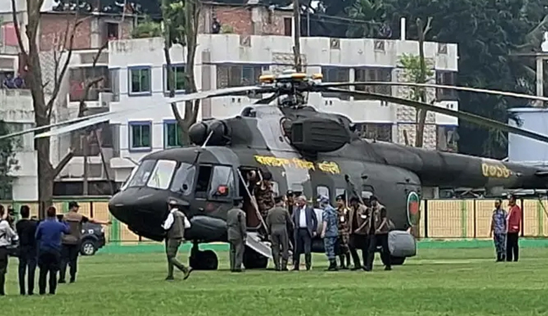 ঠাকুরগাঁও পৌঁছেছেন রাষ্ট্রপতি মির্জা ফখরুল