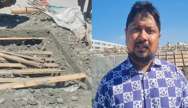 সেতুতে রডের বদলে বাঁশ, প্রকৌশলীকে বান্দরবানে বদলি