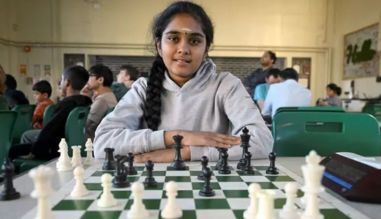 ১১ বছর বয়সেই ইতিহাস গড়লেন দাবাড়ু বোধনা শিবানাবন্দন