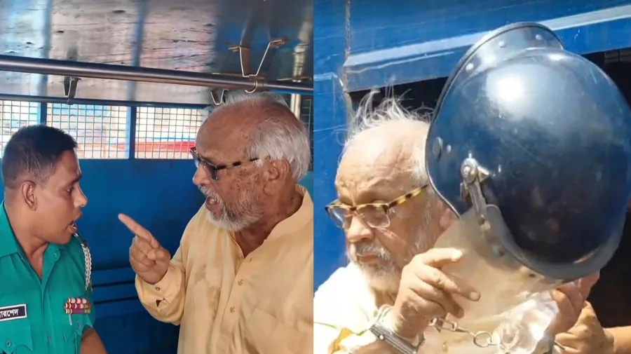 আদালতে হেলমেট ছুড়ে আখতারুজ্জামান বললেন, কেন পরব