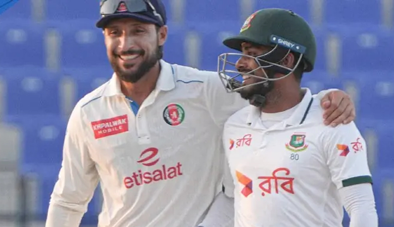 আবুধাবি টেস্টে ৪৪৩ রানের বড় লিড নিয়ে লাঞ্চে বাংলাদেশ